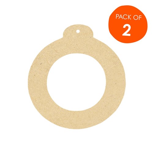 Wooden Circle Frames - Pack of 2