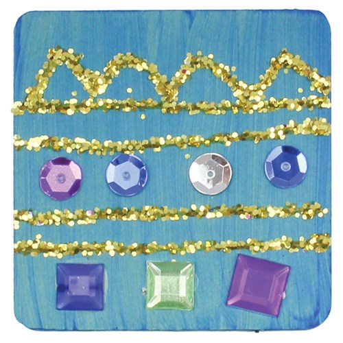 Wooden Square Shapes - Pack of 4