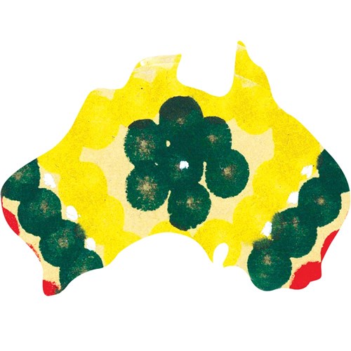Wooden Mainland Australia Shapes - Pack of 4