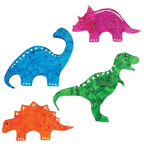 Wooden Dinosaur Shapes - Pack of 4