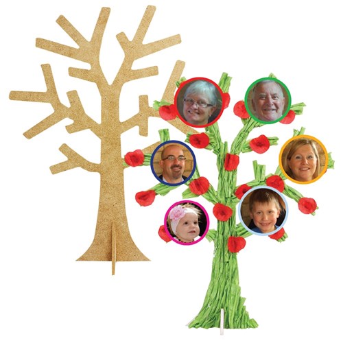 3D Wooden Tree - Each