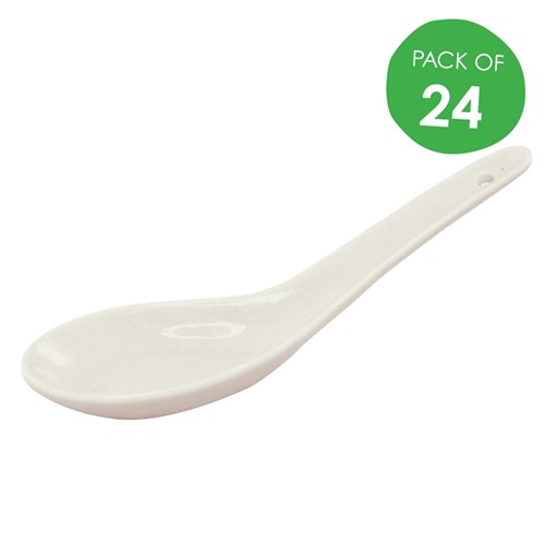 Porcelain Spoon - Pack of 24