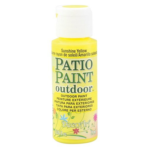 Outdoor Patio Paint - Sunshine Yellow - 59ml