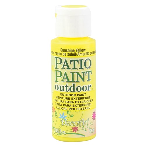 Outdoor Patio Paint - Sunshine Yellow - 59ml
