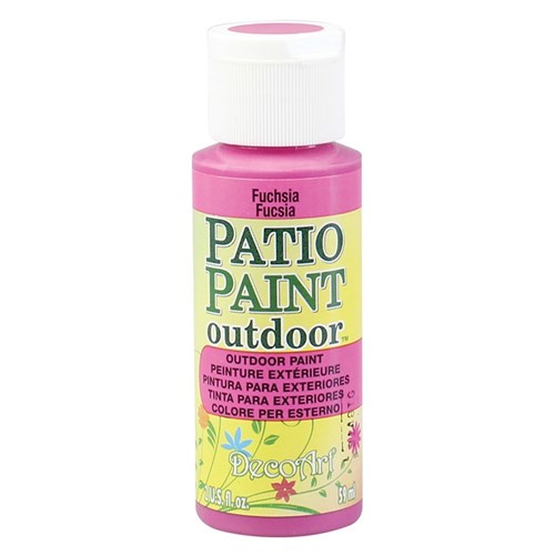 Outdoor Patio Paint - Fuchsia Pink - 59ml