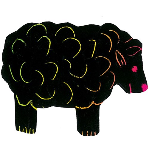 Scratch Board Farm Animals  - Pack of 24