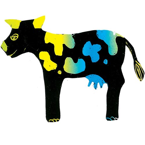 Scratch Board Farm Animals  - Pack of 24