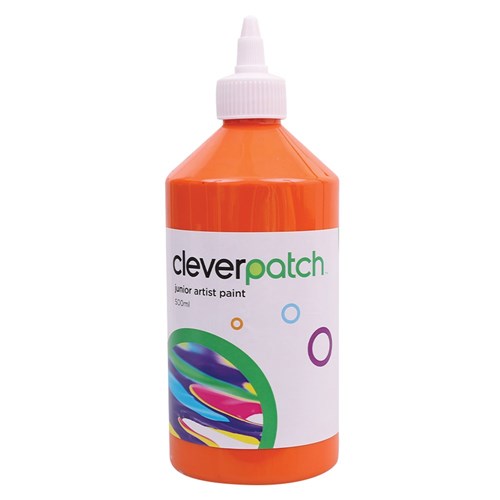 CleverPatch Junior Artist Paint - Orange - 500ml