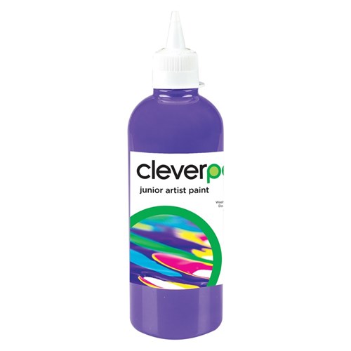 CleverPatch Junior Artist Paint - Purple - 500ml