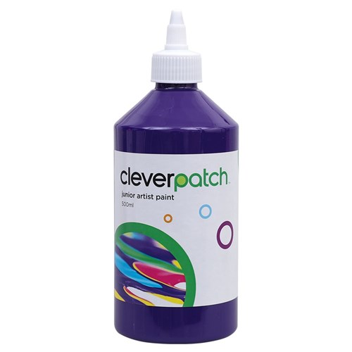 CleverPatch Junior Artist Paint - Purple - 500ml