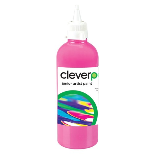 CleverPatch Junior Artist Paint - Pink - 500ml