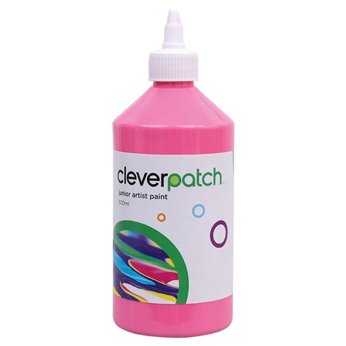 CleverPatch Junior Artist Paint - Pink - 500ml