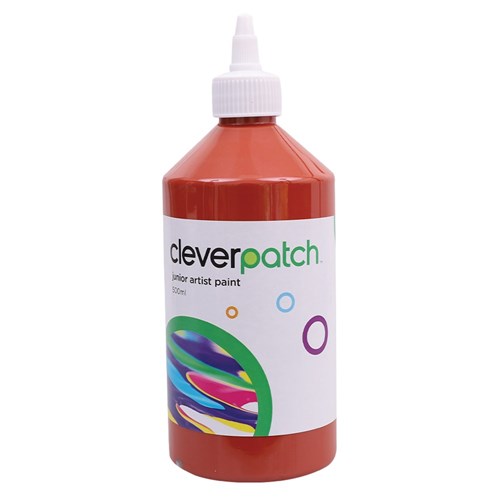 CleverPatch Junior Artist Paint - Burnt Sienna - 500ml