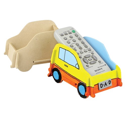 3D Wooden Car Remote Control Holder - Each