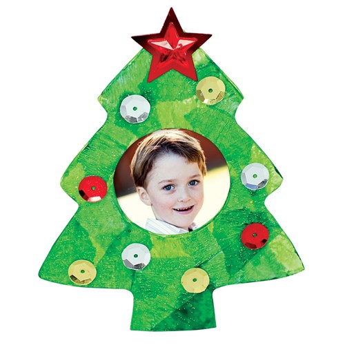 Wooden Christmas Tree Frames - Pack of 4