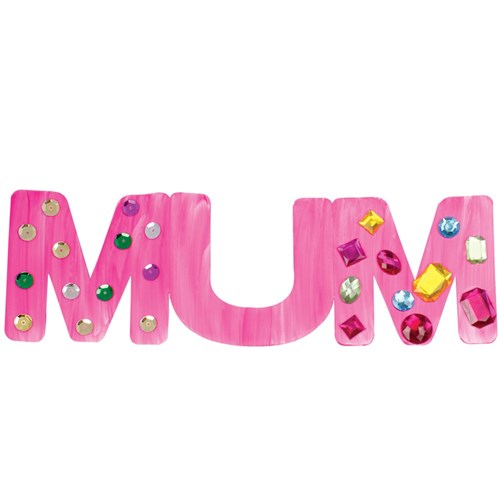 Cardboard MUM Cards White Pack of 5 Paper Activities