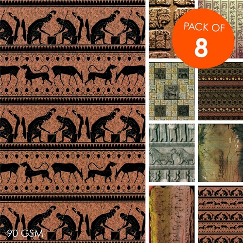 Ancient Craft Paper - Pack of 8