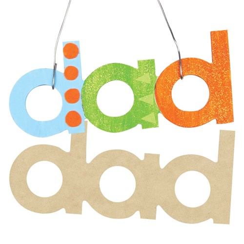 Wooden Dad Plaques - Pack of 2