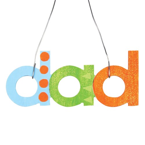 Wooden Dad Plaques - Pack of 2