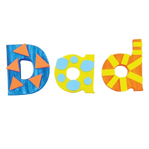 Wooden Dad Letters - Pack of 6