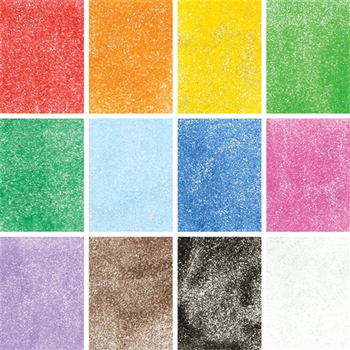 CleverPatch Glitter Sand - 20g Sachets - Pack of 12 Colours