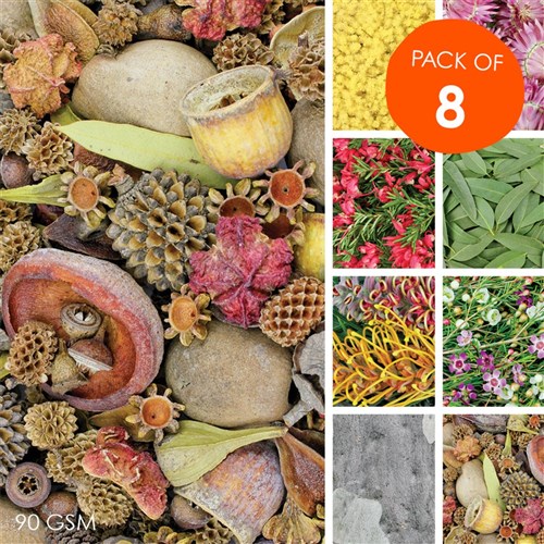 Australian Plant Craft Paper - Pack of 8