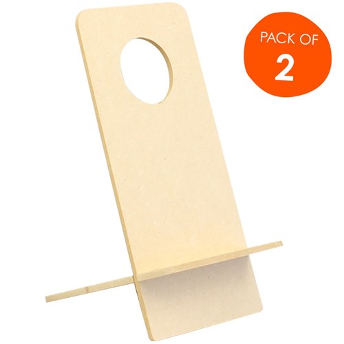 Wooden Mobile Phone Holders - Pack of 2