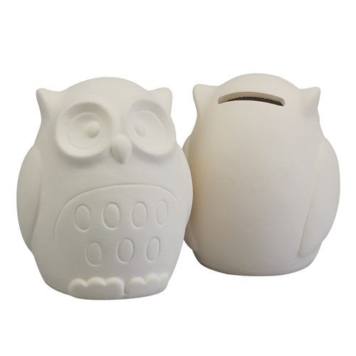 Ceramic Owl Money Box - Each