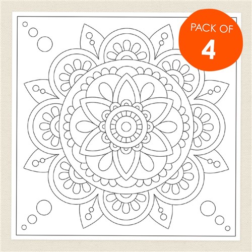 Rangoli Sand Art Sheets - Pack of 4