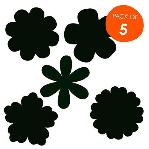 Scratch Board Flowers - Pack of 5