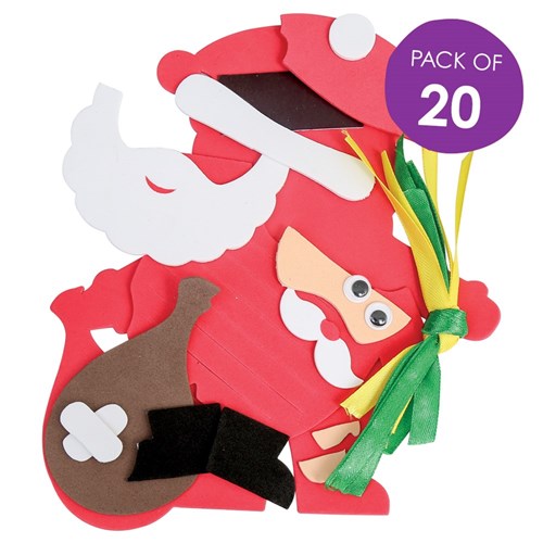 Christmas Character Foam Weaving Magnets CleverPack