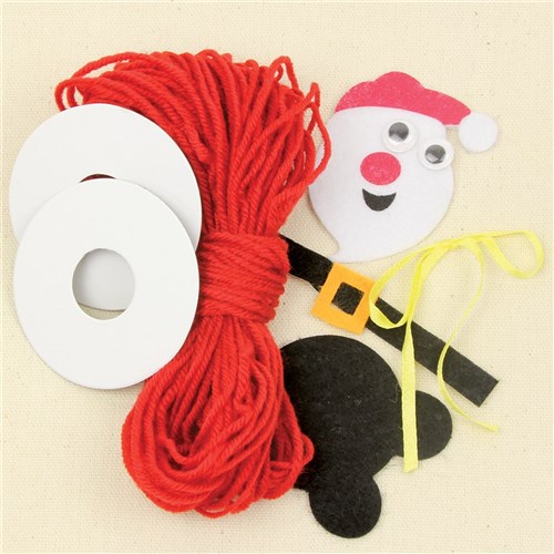Christmas Character Pom Poms Kit - Pack of 3