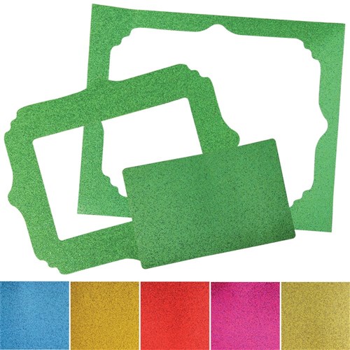 Glitter Frames Pack of 6 Paper & Card CleverPatch CleverPatch