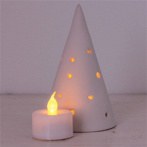 Ceramic Tree LED Tealight Holder