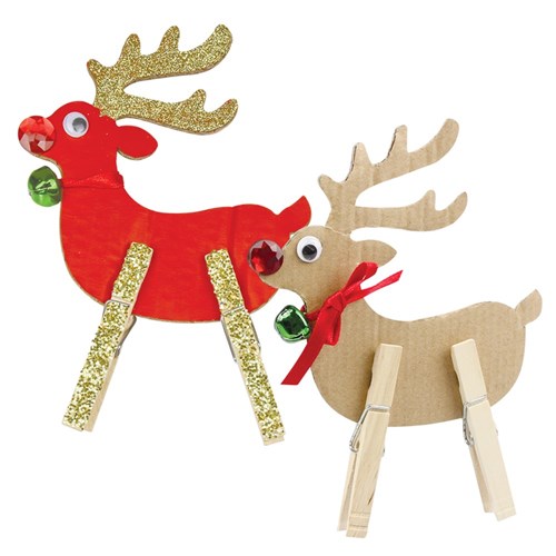 Cardboard Reindeer - Pack of 4