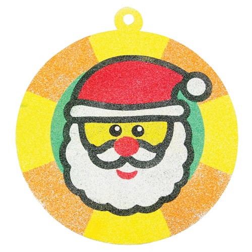 Sand Art Christmas Baubles - Pack of 5