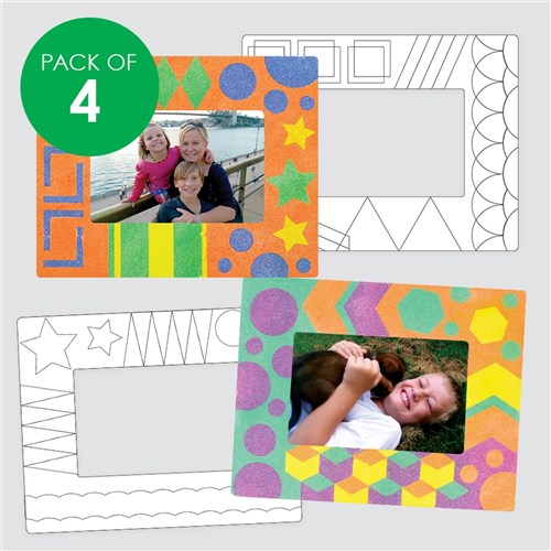 Sand Art Photo Frames - Pack of 4