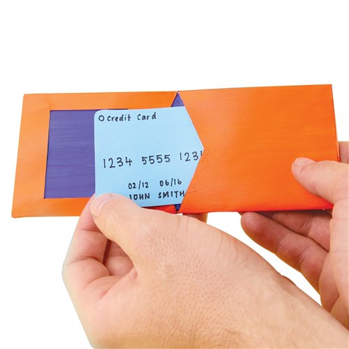 Cardboard Wallets - White - Pack of 20