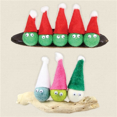 Felt Balls - Christmas - Pack of 50