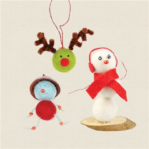 Felt Balls - Christmas - Pack of 50