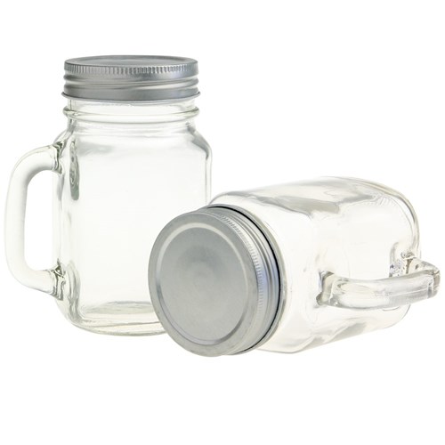 Glass Mason Mug - 400ml