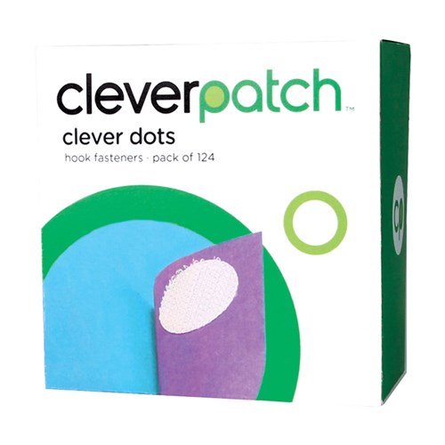 Clever Dots - Hook Fasteners - Pack of 124