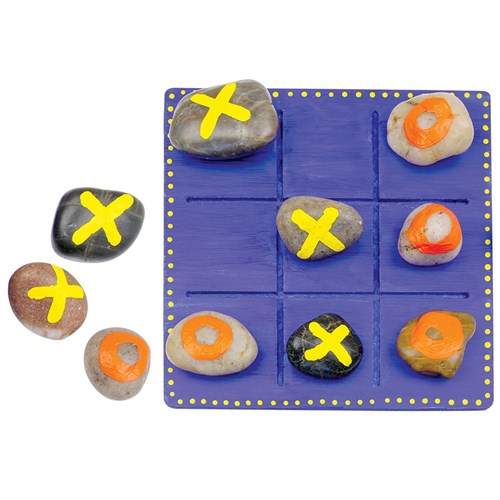 Wooden Tic Tac Toe Boards - Pack of 2