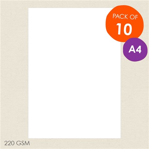 CleverPatch Cardboard - White - A4 - Pack of 10
