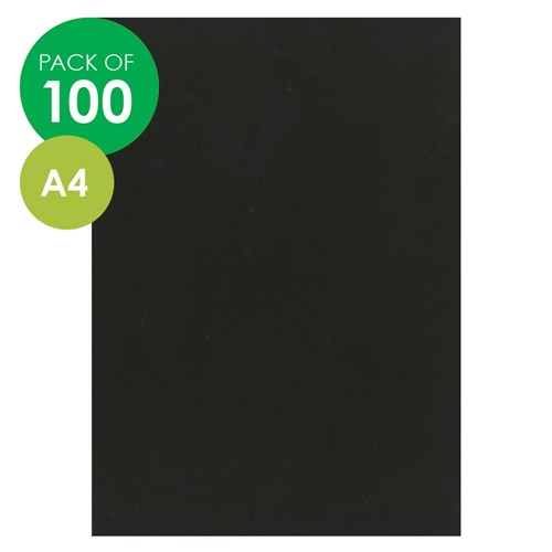 CleverPatch Cardboard - Black - A4 - Pack of 100