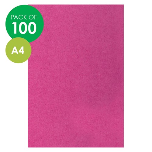 CleverPatch Cardboard - Pink - A4 - Pack of 100