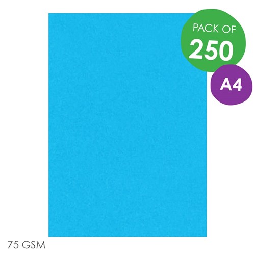 CleverPatch Copy Paper - Bright Blue - A4 - Pack of 250