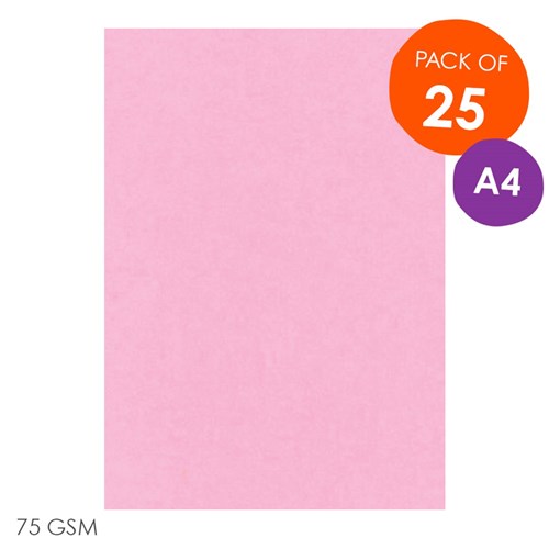 CleverPatch Copy Paper - Pastel Pink - A4 - Pack of 25