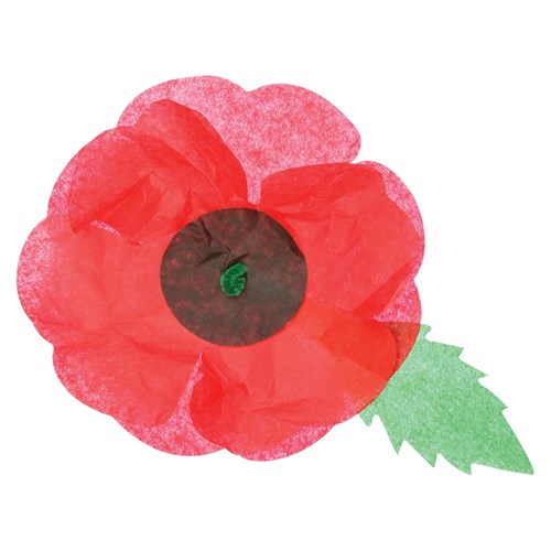 Remembrance Day Poppies - Pack of 50