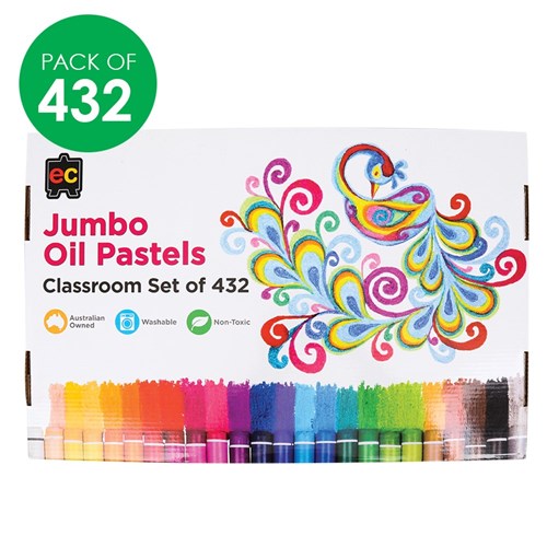 EC Jumbo Oil Pastels Classpack - Pack of 432